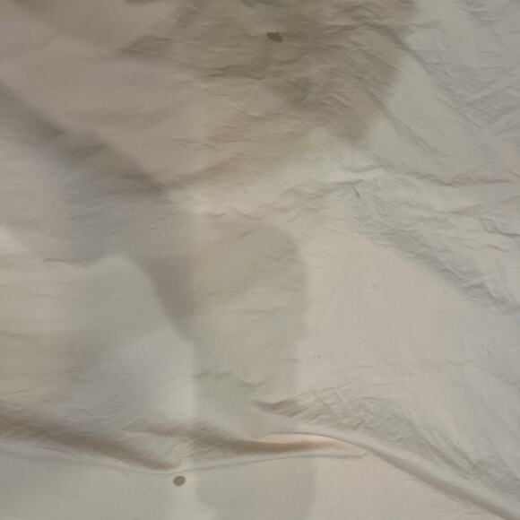 calvin klein queen flat sheet solid white 100% combed Supima cotton - Picture 2 of 6